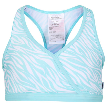Kinderbadeanzug Regatta Hosanna Swim Top hellblau ArubaBlZebra