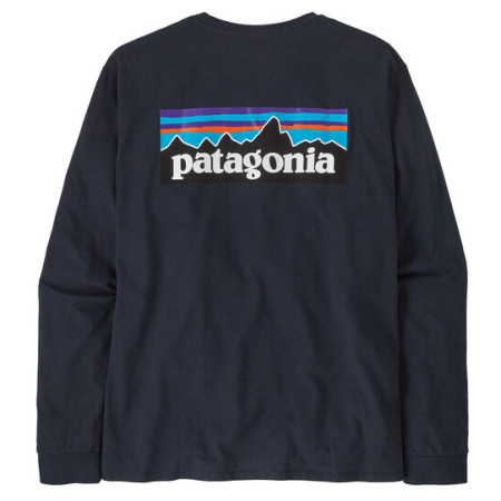 Herren-T-Shirt Patagonia P-6 Logo Responsibili Tee LS