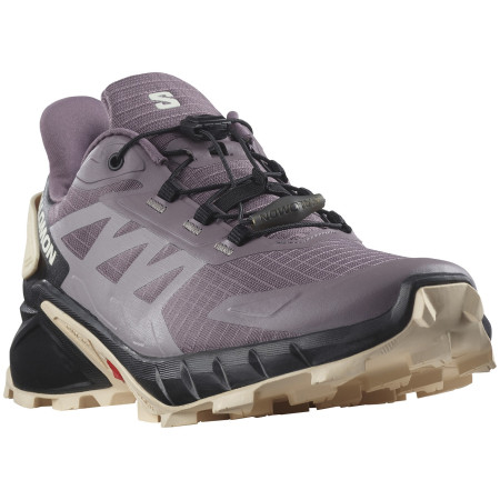 Damen Laufschuhe Salomon Supercross 4 lila/schwarz Moonscape / Black / Tender Peach