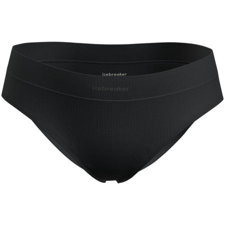 Damen-Funktionsslips Icebreaker W Mer Rib Lotus Hipster schwarz Black