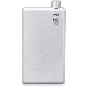 Flachmann Keith Titanium Titanium Jug 120 ml silber