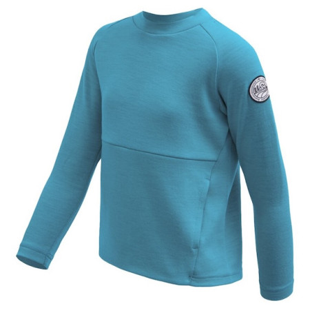 Kinder-Funktions-Sweatshirt Sensor Merino Upper Traveller Mint Blue hellgrün Mint Blue