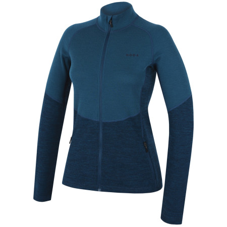 Damen-Sweatshirt MOOA Merino 3D 240 blau lagoon blue
