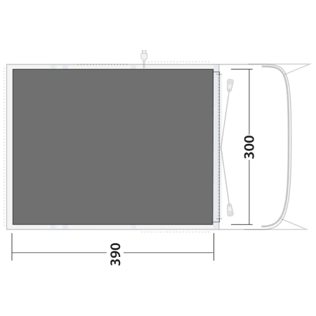 Zeltunterlage Outwell Footprint Flagstaff / Nashville / Monterey 5 Air