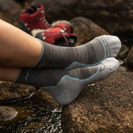 Damensocken Darn Tough Light Hiker Micro Crew Lightweight With Cushion