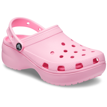 Damenpantoffeln Crocs Classic Platform Clog W rosa Flamingo