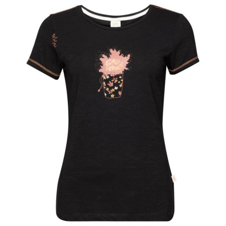 Damen-T-Shirt Chillaz Gandia Girls Talk Chalk schwarz black