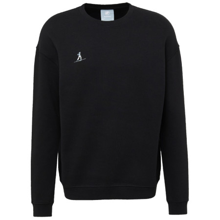 Herren-Sweatshirt Mammut Mammut Base ML Crew Neck Men Ski Tour schwarz black