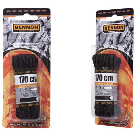 Schnürsenkel Bennon Laces Black Box 170 cm