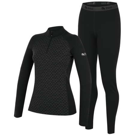 Damen Funktionsset Zulu Merino 240 Zip Long
