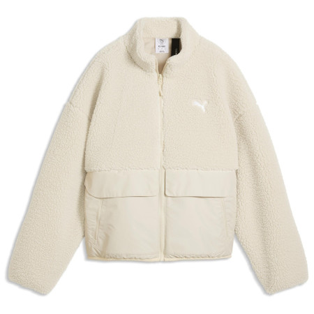 Damenjacke Puma Re:Fibre Sherpa Jacket W weiß Alpine Snow
