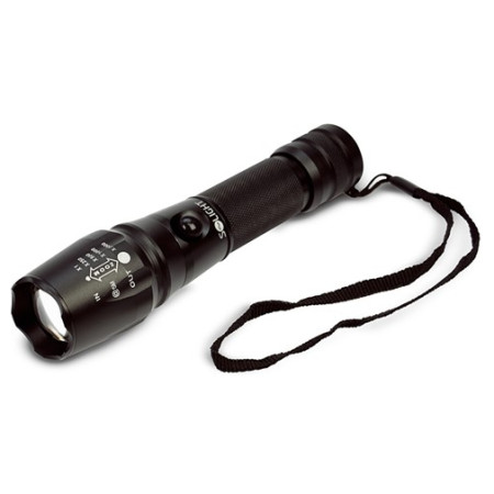Aufladbare Taschenlampe Solight T6 XML Cree LED schwarz black
