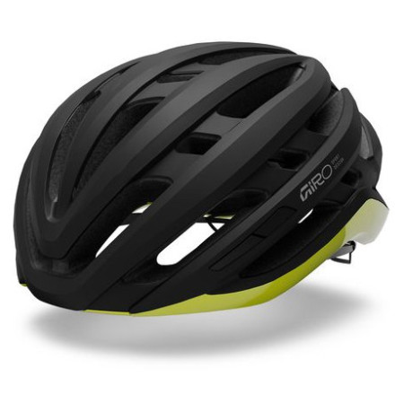 Fahrradhelm Giro Agilis MIPS schwarz/grün Mat Black/Gloss Hi Viz Yellow