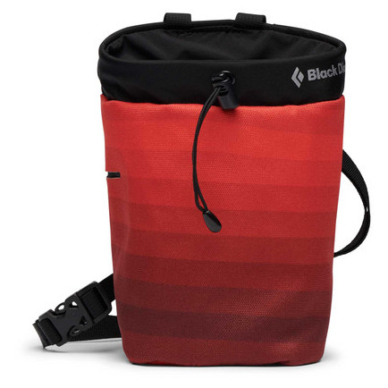 Kreidebeutel Black Diamond Gym Chalk Bag M/L rot Octane Fade (8011)