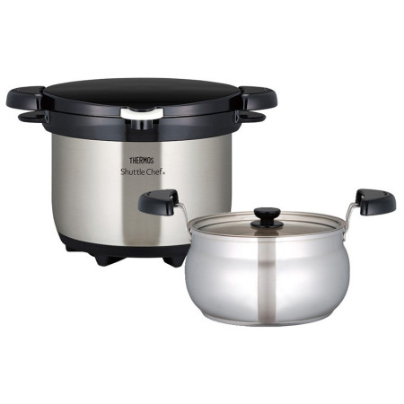 Kochtopf Thermos Shuttle Chef silber nerez