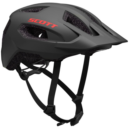 Fahrradhelm Scott Supra grau/rot dark grey/red