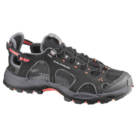Damensandalen Salomon Techamphibian 3 W schwarz/rot Black/DarkCloud/Papaya