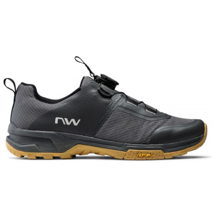 Herren Radschuh Northwave Crossland Plus grau/braun Dark grey