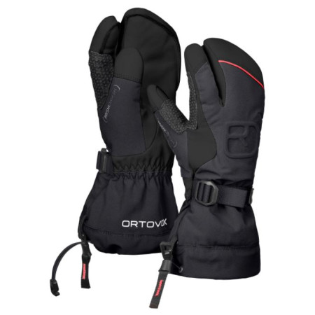 Damenhandschuh Ortovox Freeride 3 Finger Glove schwarz BlackRaven