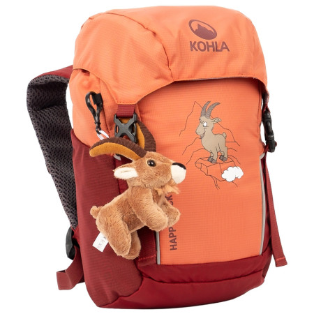 Kinderrucksack Kohla Happy Rocky 10 rot Burnt Sienna