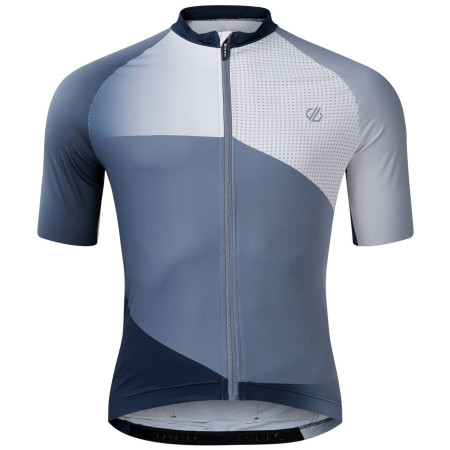Herren Radtrikot Dare 2b Lightning Short Sleeve Printed Jersey grau MercuGradPrt