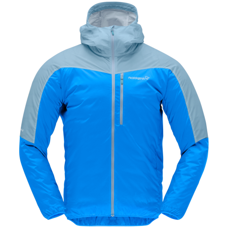 Herrenjacke Norrona falketind aero60 Zip Hood blau Skydiver