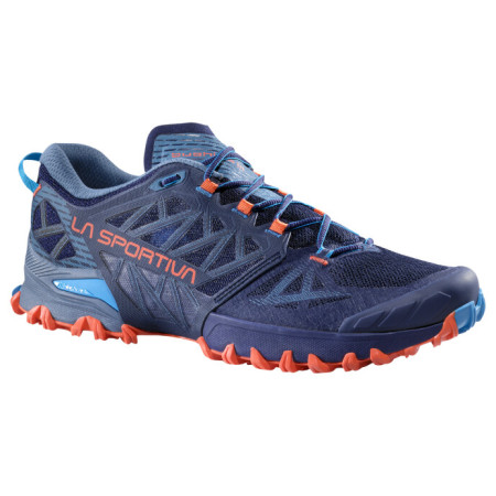 Herrenschuhe La Sportiva Bushido III dunkelblau Deep Sea/Cherry Tomato