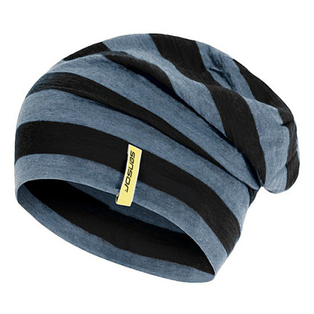 Mütze Sensor Merino Wool schwarz/grau BlackStripes