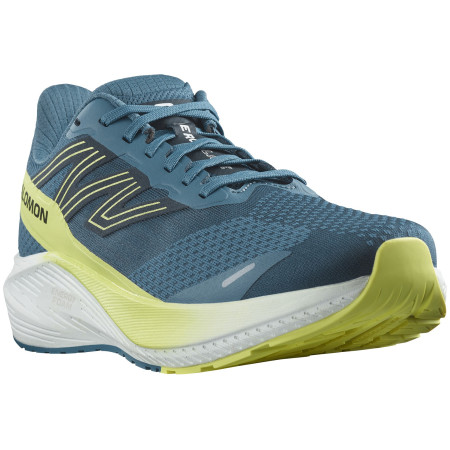 Herren Laufschuhe Salomon Aero Blaze blau Blue Ashes / Sunny Lime / Dark Sapphire