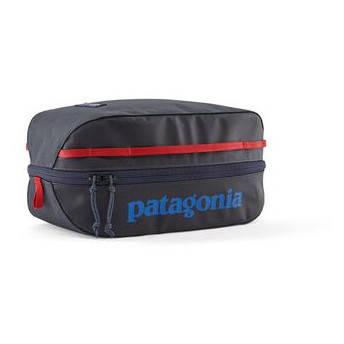 Reseetui Patagonia Black Hole Cube 6L dunkelblau Smolder Blue w/Amanita Red