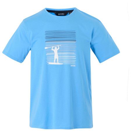 Herren T-Shirt Regatta Cline IX blau transparent ElyBluPadBrd