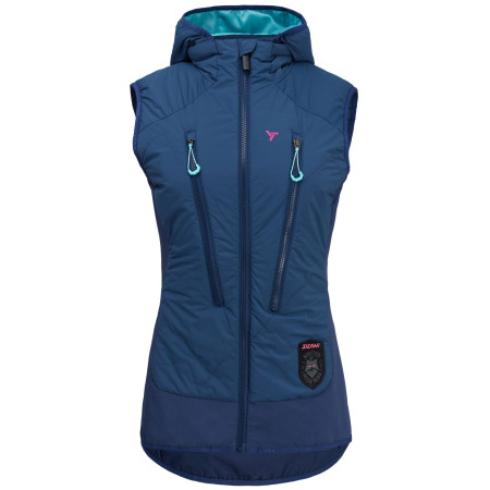 Damenweste Silvini Polara blau navy-turquoise