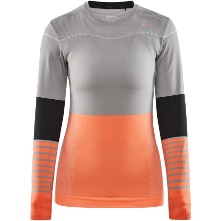 Damen-T-Shirt Craft triko Fuseknit Comfort Blocked grau MonumentTrace