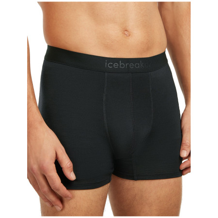 Herren funktionelle Boxershorts Icebreaker Men Merino Blend 125 ZoneKnit™ Boxers schwarz Black