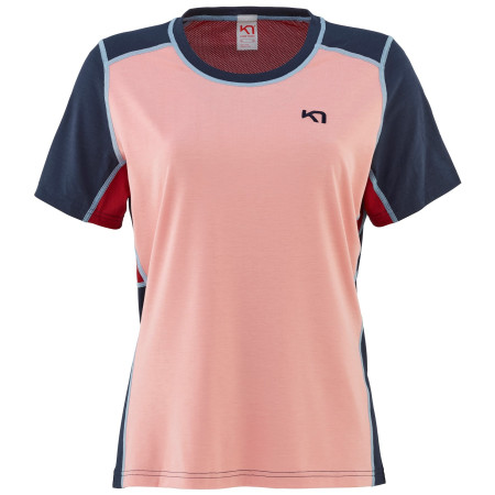 Damen-T-Shirt Kari Traa Sanne Hiking Tee rosa/blau Dream