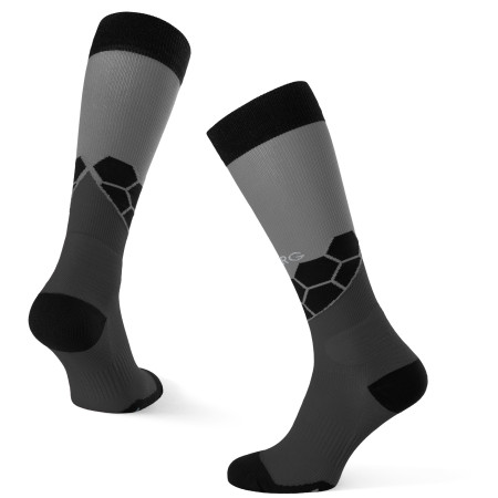 Kompressionsstrümpfe Warg Runner M schwarz/grau black/grey