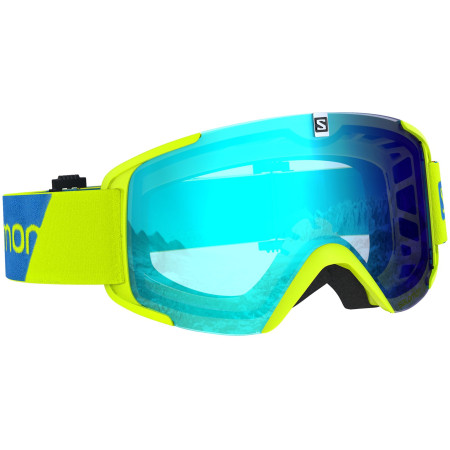 Skibrille Salomon Xview Neon Yellow
