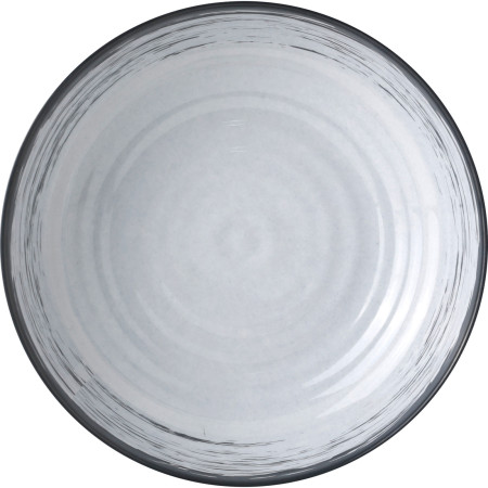 Teller Brunner Savana Deep plate grau