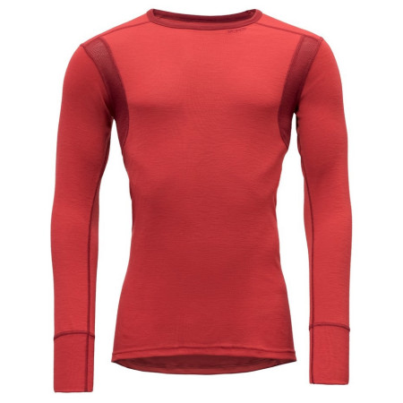 Herren-T-Shirt Devold Hiking Man Shirt red rot Chilli