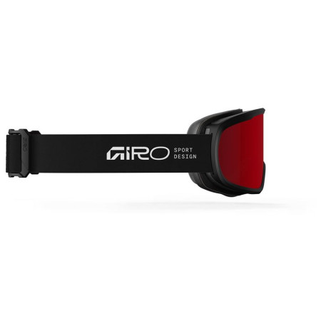 Skibrille Giro Roam Black Stacked-Amber Scarlet/Yellow (2skla)