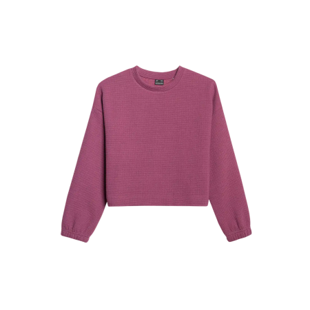 Kinder-Sweatshirt 4F Sweatshirt F1936 Dark Pink rosa DARK PINK