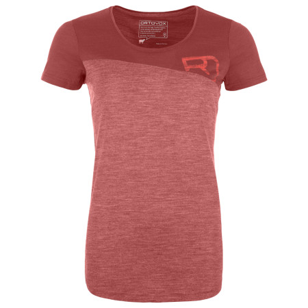 Damen-T-Shirt Ortovox 150 Cool Logo Ts W 2023 rot blush