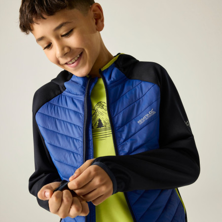 Kinderjacke Regatta Junior Andreson Hybrid Nvy/OlympBlu