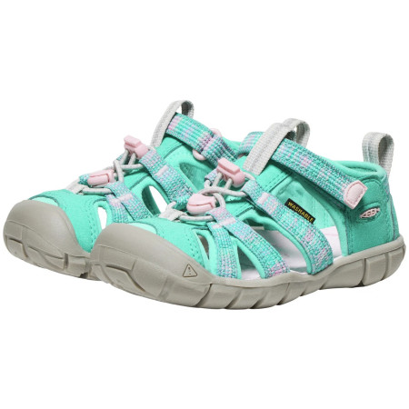 Kindersandalen Keen Seacamp II Cnx Children Bright Aqua/Giggle Pink