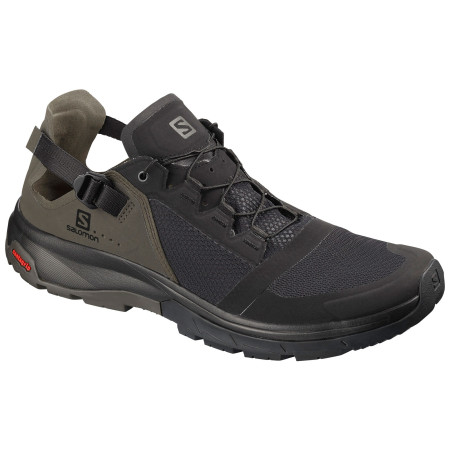 Herrensandalen Salomon Techamphibian 4 schwarz Black/Beluga/CastorGrey