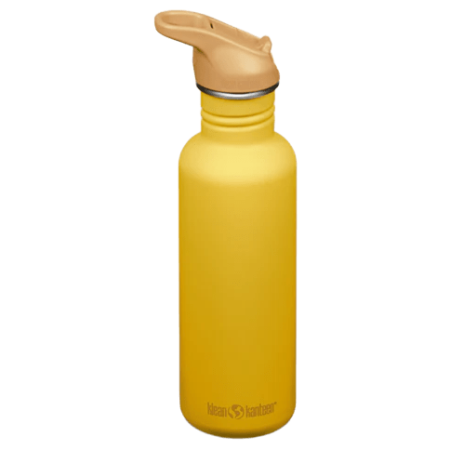 Edelstahlflasche Klean Kanteen Classic 27oz (w/Flip Seal Sport) gelb Sunset