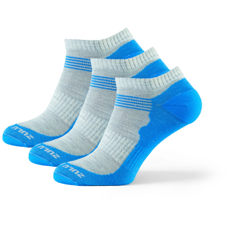 Socken Zulu Merino Summer 3-pack blau/grau blue/grey