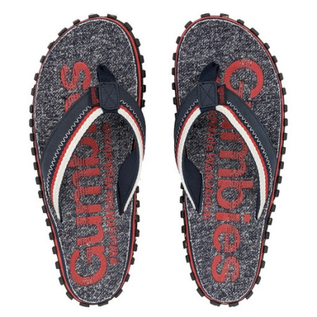 Flip-Flops Gumbies Cairns Red grau/rot