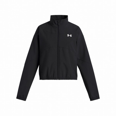 Kinderjacke Under Armour Rival Woven Jacket schwarz Black