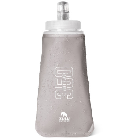 Wasser Faltflasche Zulu Soft Flask 350 grau grey